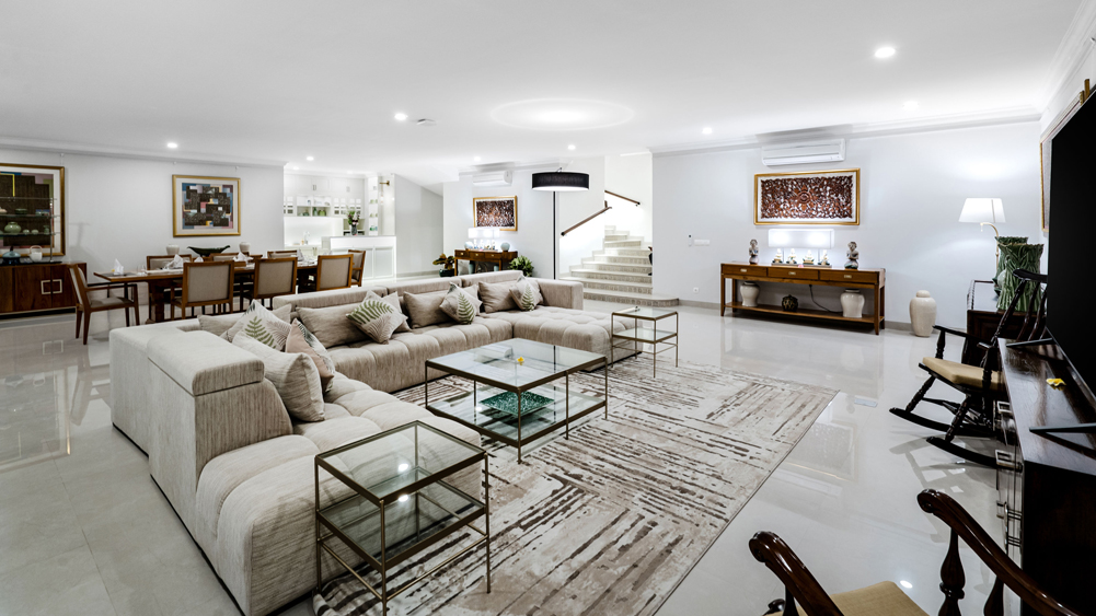 Pala Ubud - Villa Agung - Spacious living area